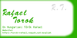 rafael torok business card
